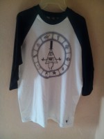 playera manga 3/4 modelo bill cipher 